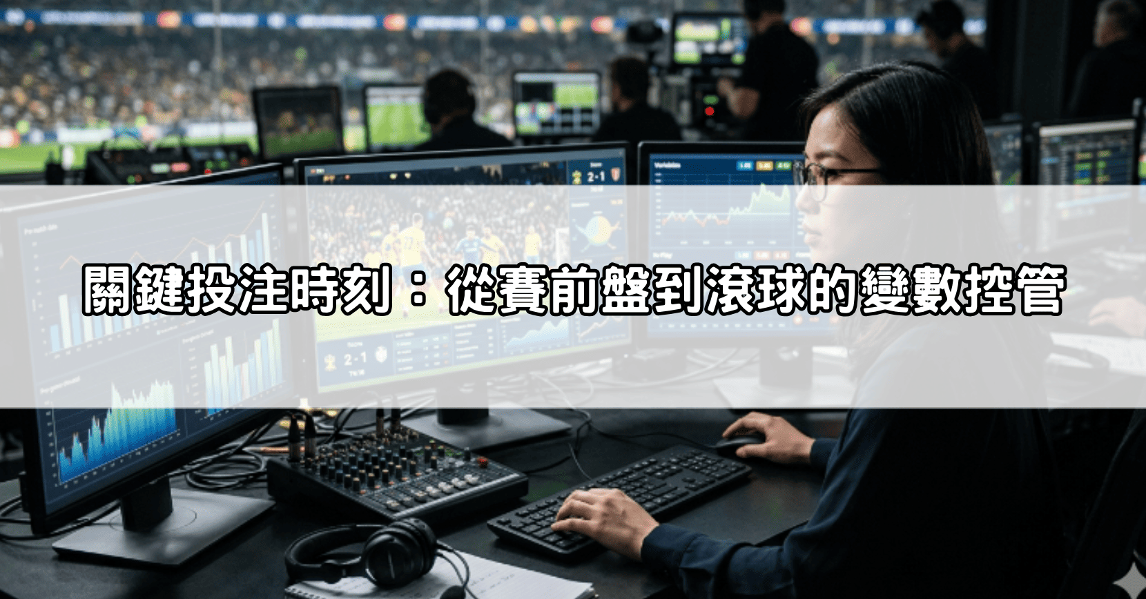 關鍵投注時刻:從賽前盤到滾球的變數控管